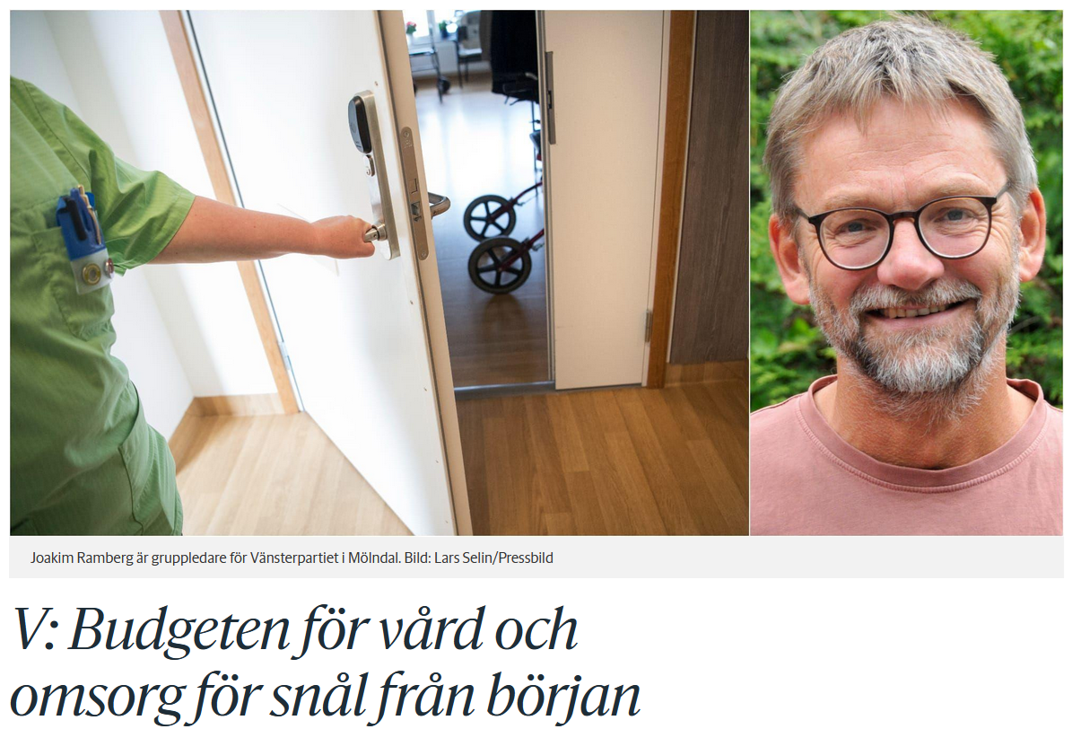 Joakim Ramberg och interiör äldreboende